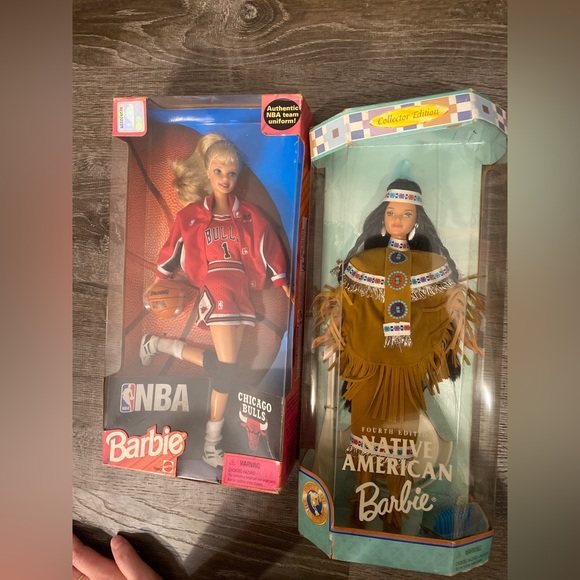 NEW, NEVER OPENED 11 Vintage Rare Barbies Bundle Lot Set From 1990’s - Picture 8 of 11